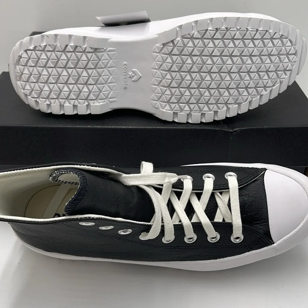 Converse WMNS CTAS LUGGED 2.0 HI BLACK/EGRET/WHITE A03704C Paltforms Sn…